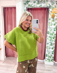 Woodland Charm Sweater-Olive
