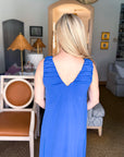 Blue Waves Maxi Dress