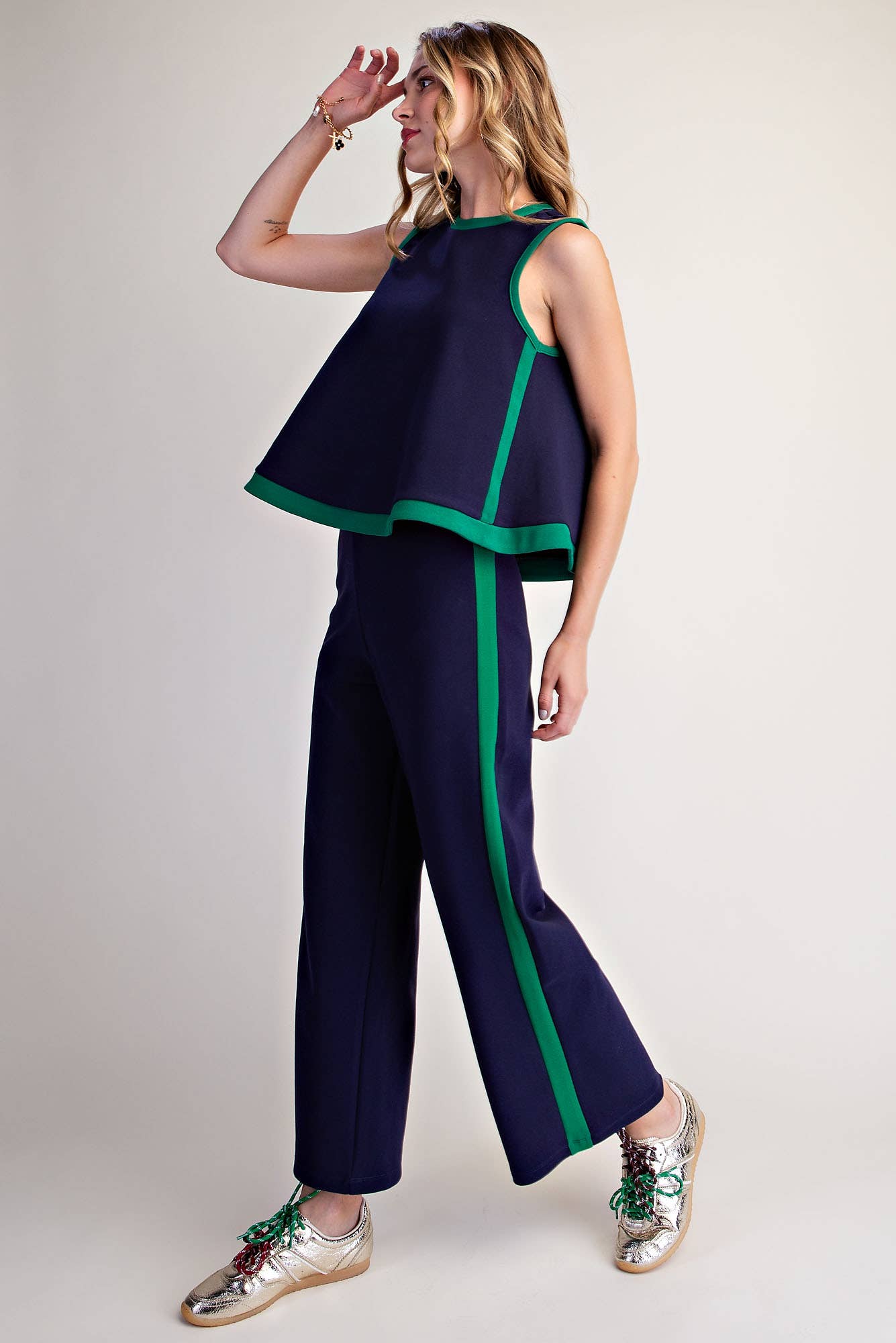 Soft Motion Pull On Pants-Navy