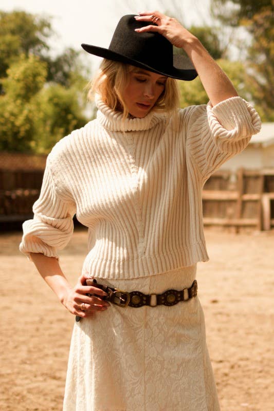 Cozy Mornings Ribbed Sweater