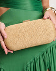 Quinn Evening Bag-Natural