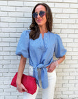 Island Girl Puff Sleeve Top