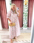 Charlotte Ruffle Maxi Dress