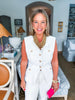 White Hot Woven Vest
