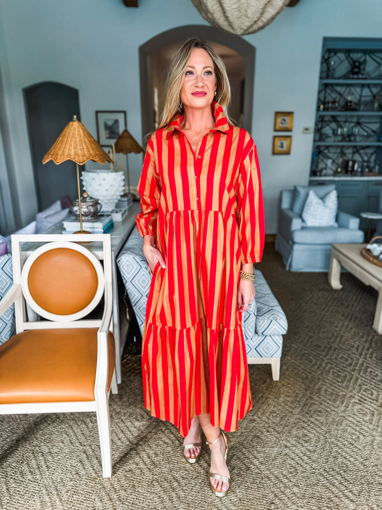 Boardwalk Bliss Shirt Dress