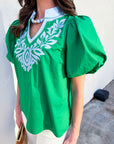 Meet Me in Cabo Top-Kelly Green