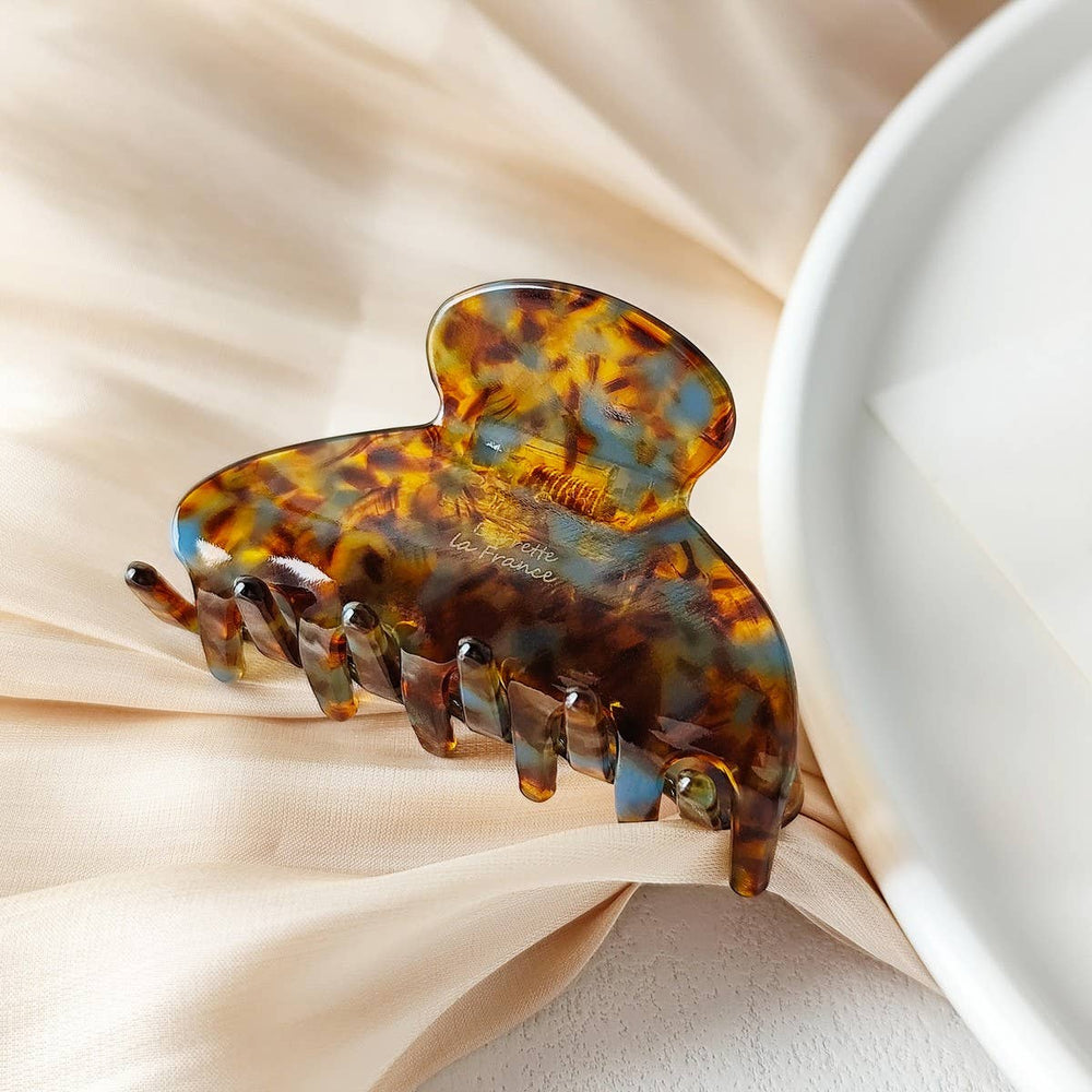 Elegant Claw Clip-Blue Coffee