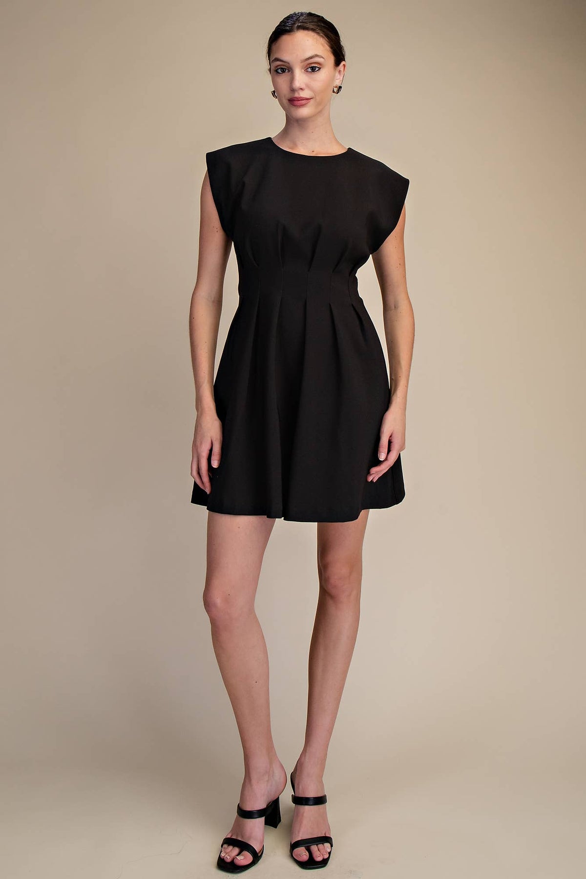 Timeless Era Mini Dress-Black