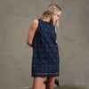 Starburst Embellished Denim Dress