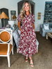 Floral Elegance Midi Dress