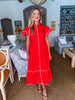 Davie Button Down Midi Dress