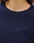 Soft Embrace Crewneck Sweater-Indigo
