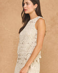 Wisteria Crochet Midi Skirt