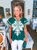 Del Mar Applique Top-Pine
