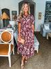 Floral Elegance Midi Dress