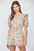 Romantic Walks Belted Romper
