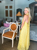 Just Opulent Maxi Dress- Yellow