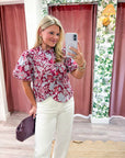 Freya Floral Puff Sleeve Top