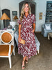 Floral Elegance Midi Dress