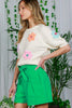 Spring Things Embroidered Sweater