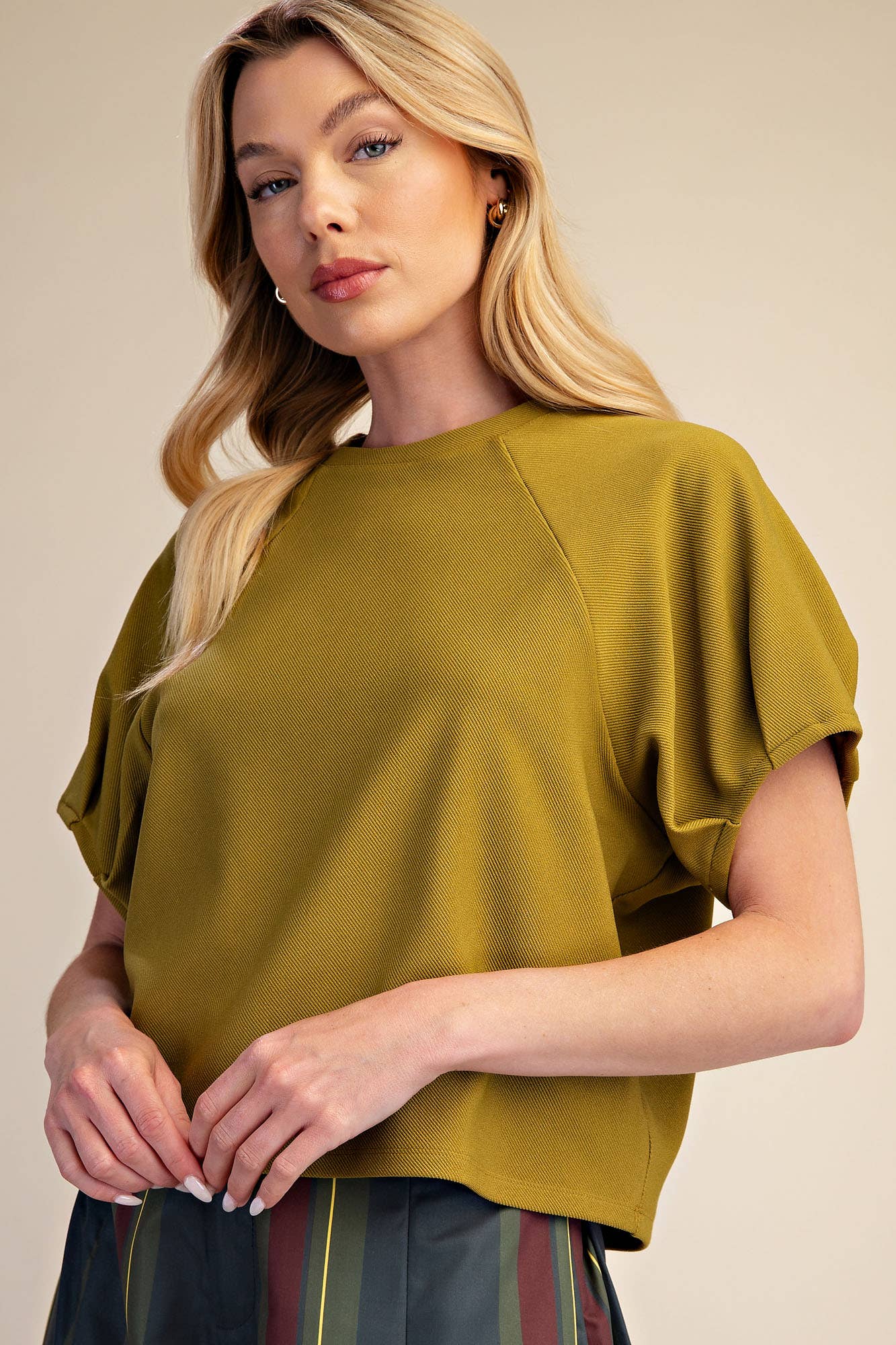 Autumn Orchard Top-Light Olive