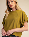 Autumn Orchard Top-Light Olive