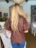 First Class Luxe Top-Brown