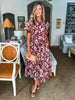 Floral Elegance Midi Dress