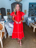 Davie Button Down Midi Dress