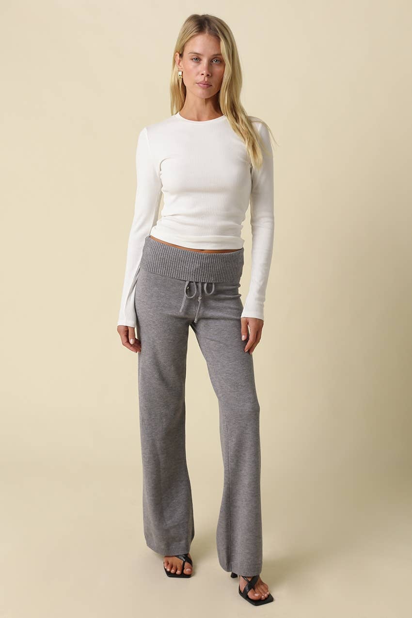 Cool Enough Crew Neck Top-Ivory