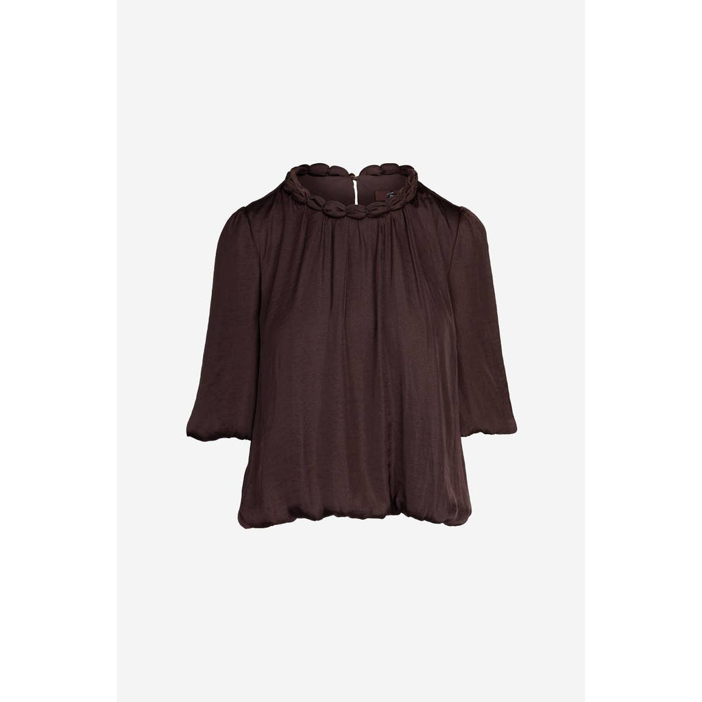 City Mornings Top-Chocolate