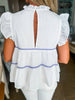 Just Charming Ruffled Top