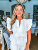 Whirlwind Romance Poplin Top-Off White