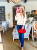 Pearl Girl Scalloped Cardigan