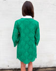 Amelia Eyelet Mini Dress