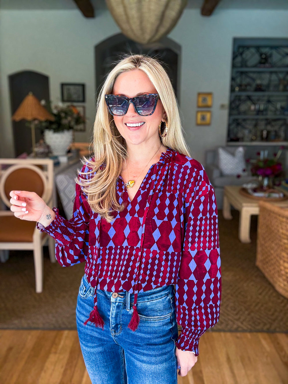 Art Opening Abstract Top