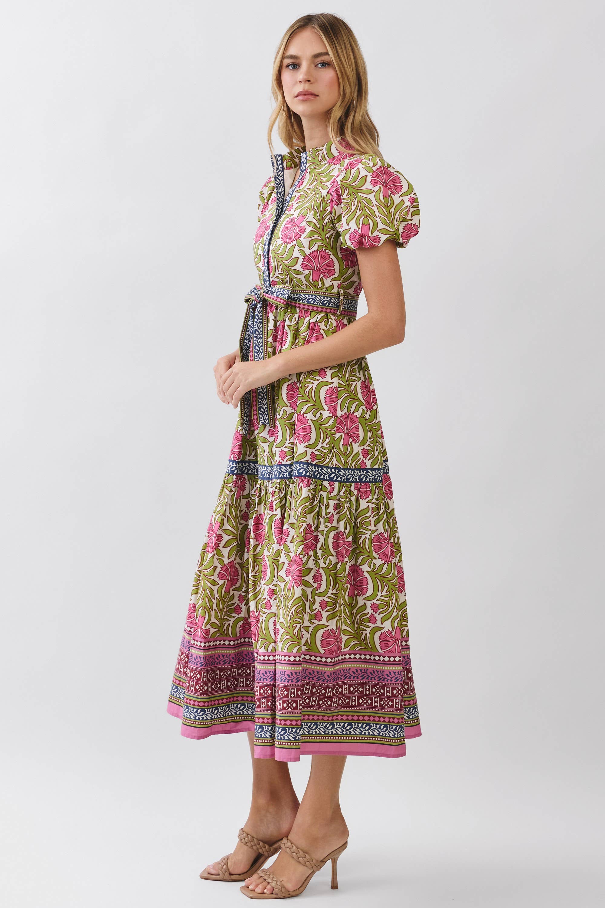 Antique Garden Midi Dress