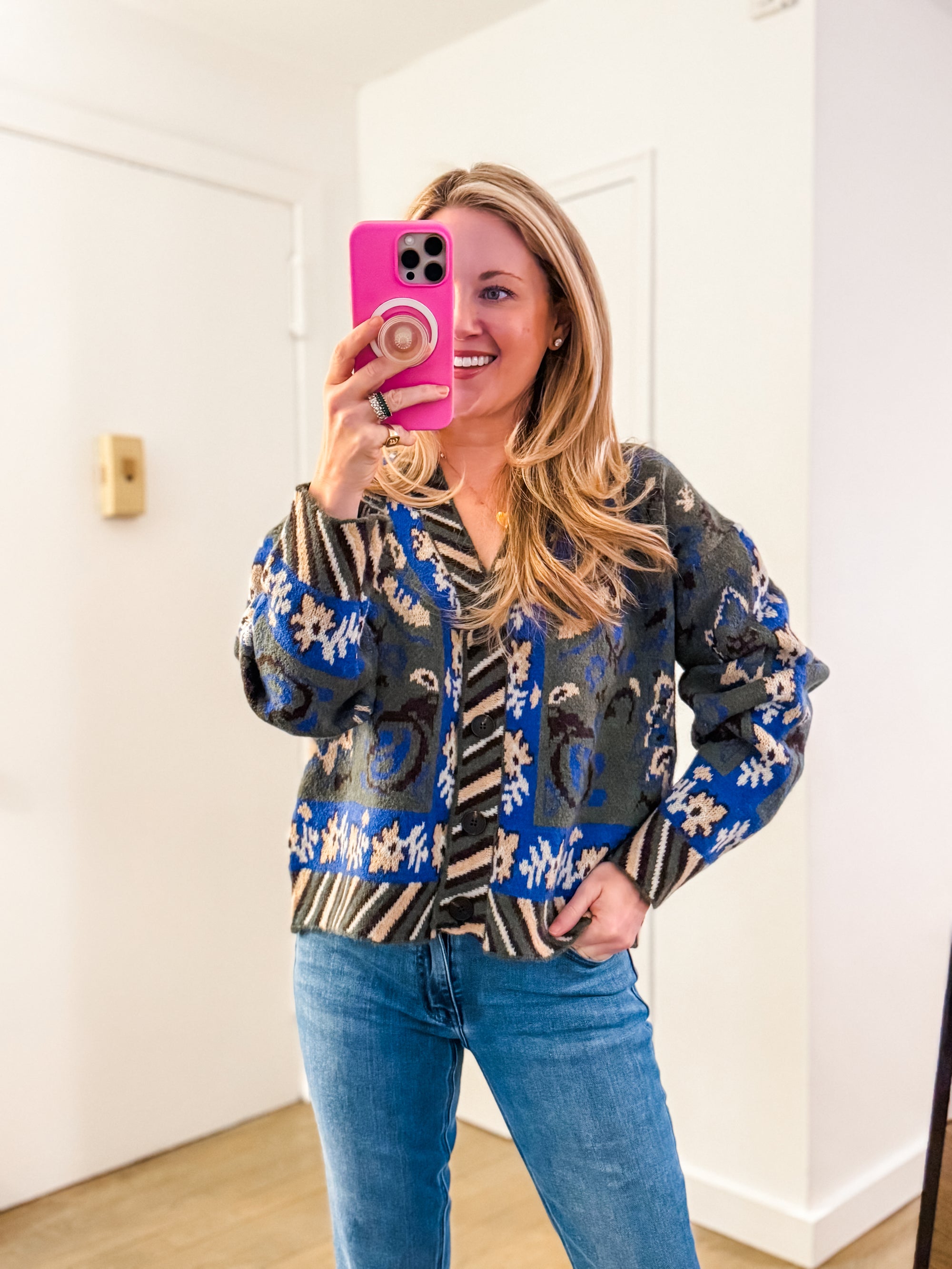 Paisley Moment Knit Cardigan