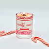 Mini Candy Cane Christmas Candle