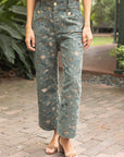 Velvet Canvas Wide Leg Pants
