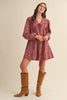 Cute in Corduroy Mini Dress