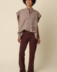 Hunter Stripe Oversized Top