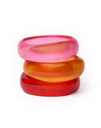 Tropical Resin Bangle Set