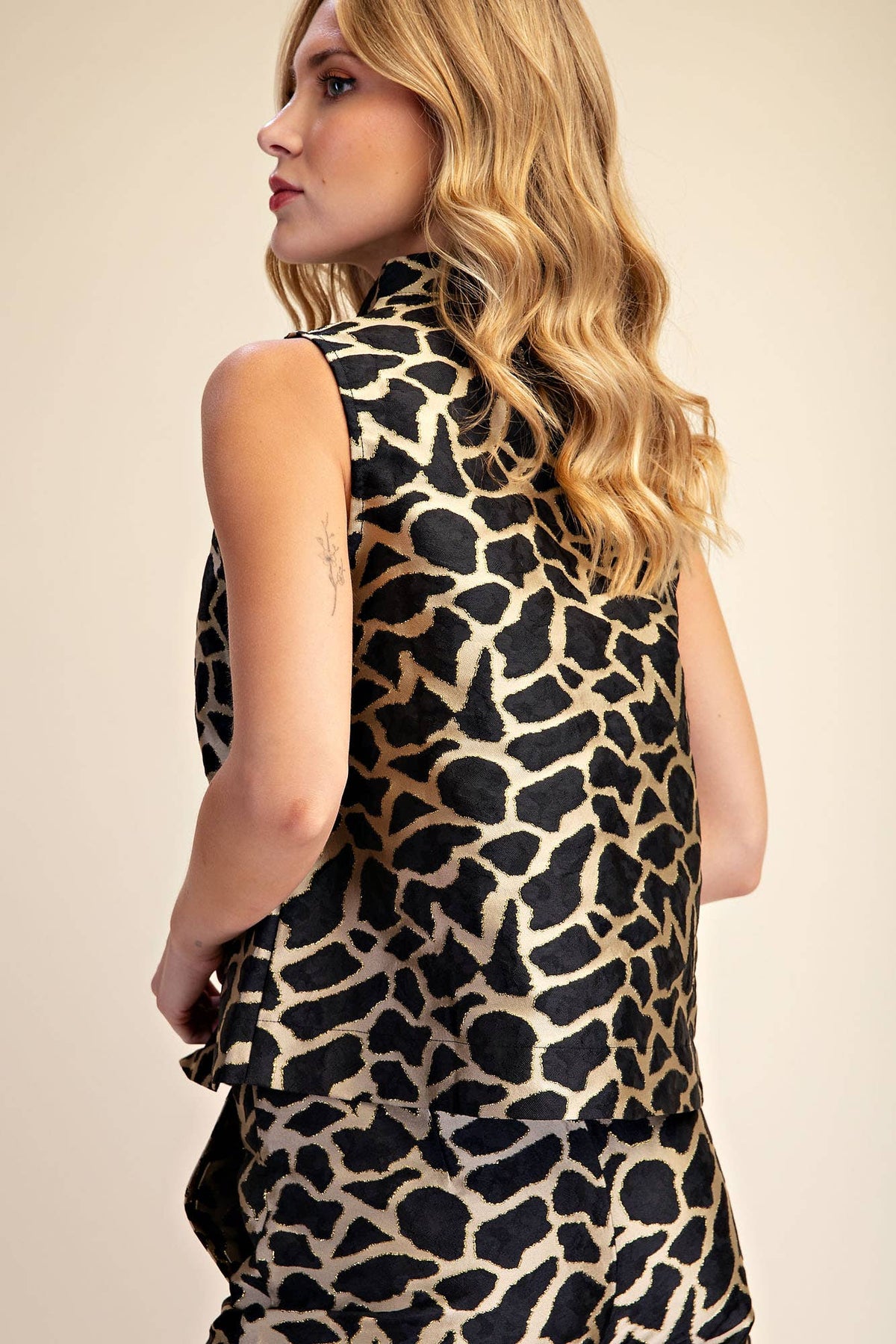 Giuliana Jacquard Top