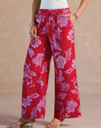 Blush Blossom Wide Leg Pants