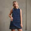 Starburst Embellished Denim Dress