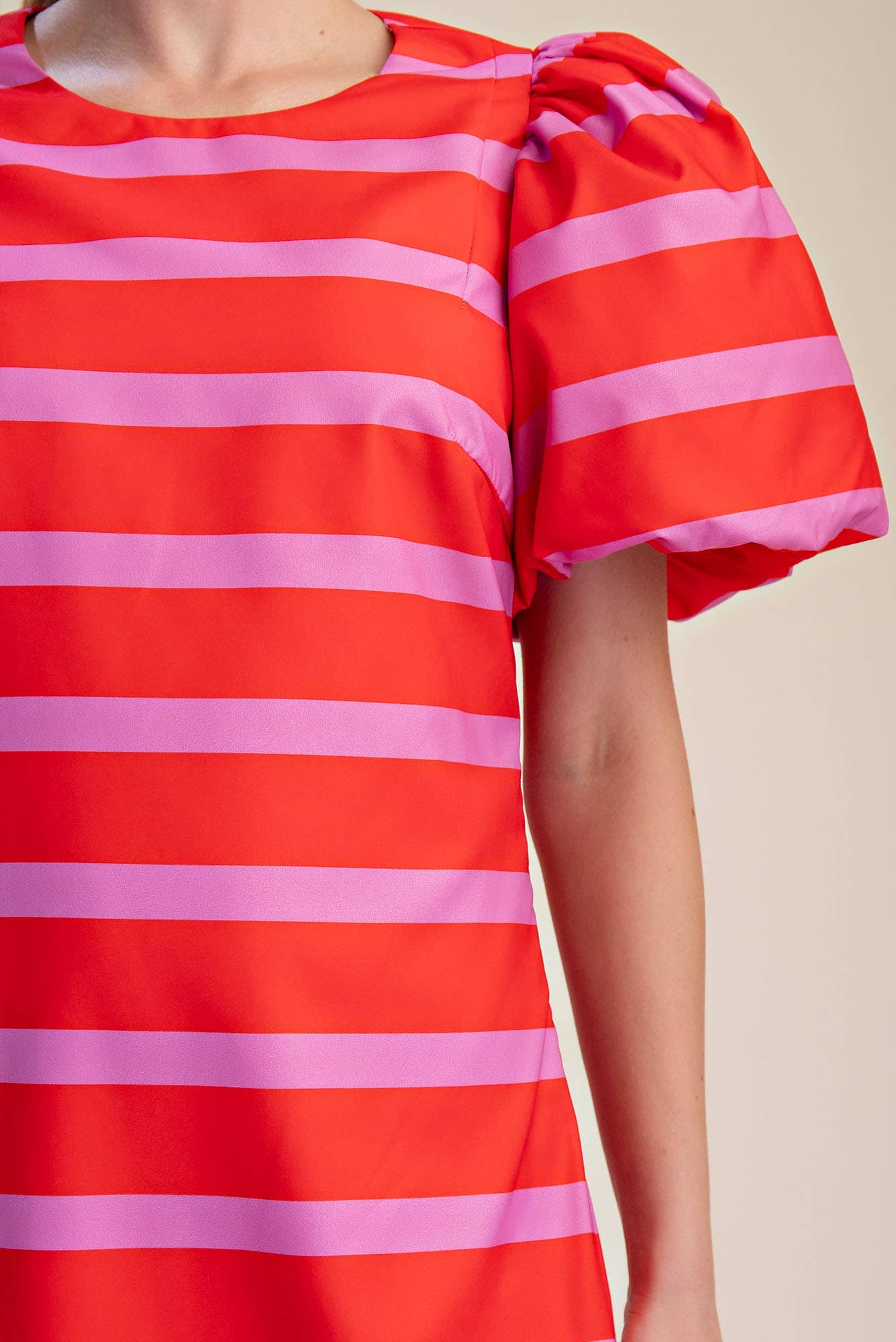 Mariselle Maxi Dress-Red/Pink