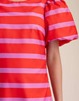 Mariselle Maxi Dress-Red/Pink