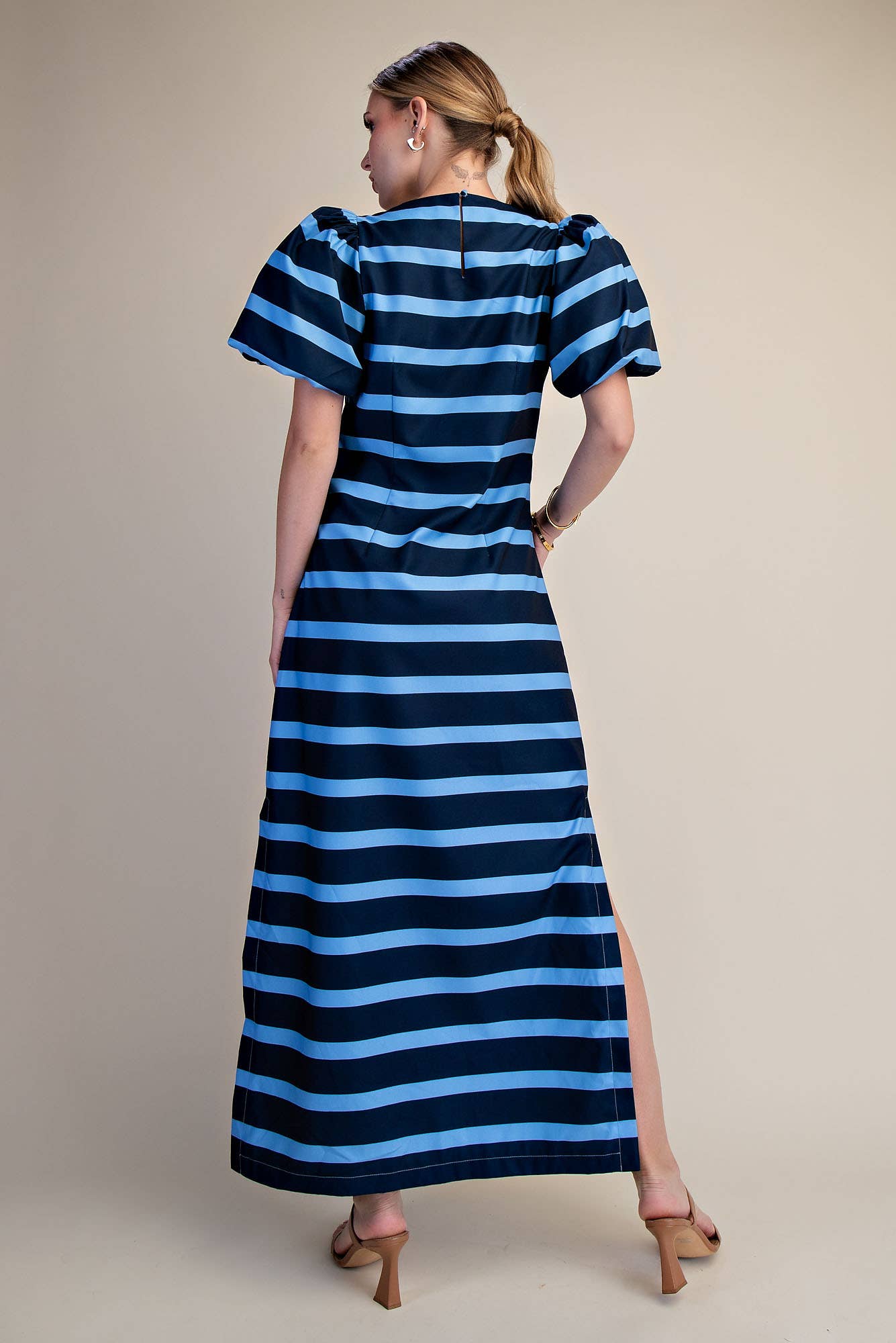 Mariselle Maxi Dress-Navy/Blue