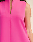 Yacht Luxe Mini Dress-Hot Pink